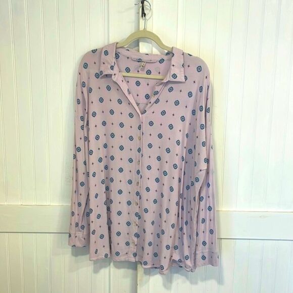 INTIMATELY FREE people, lavender, longlongsleeved versatile, top size M - Picture 1 of 7